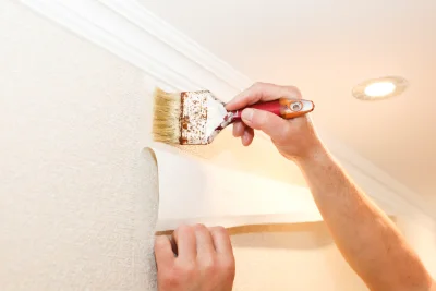 Pose de papier peint à Sainte-Colombe — revêtements muraux et toiles de verre
